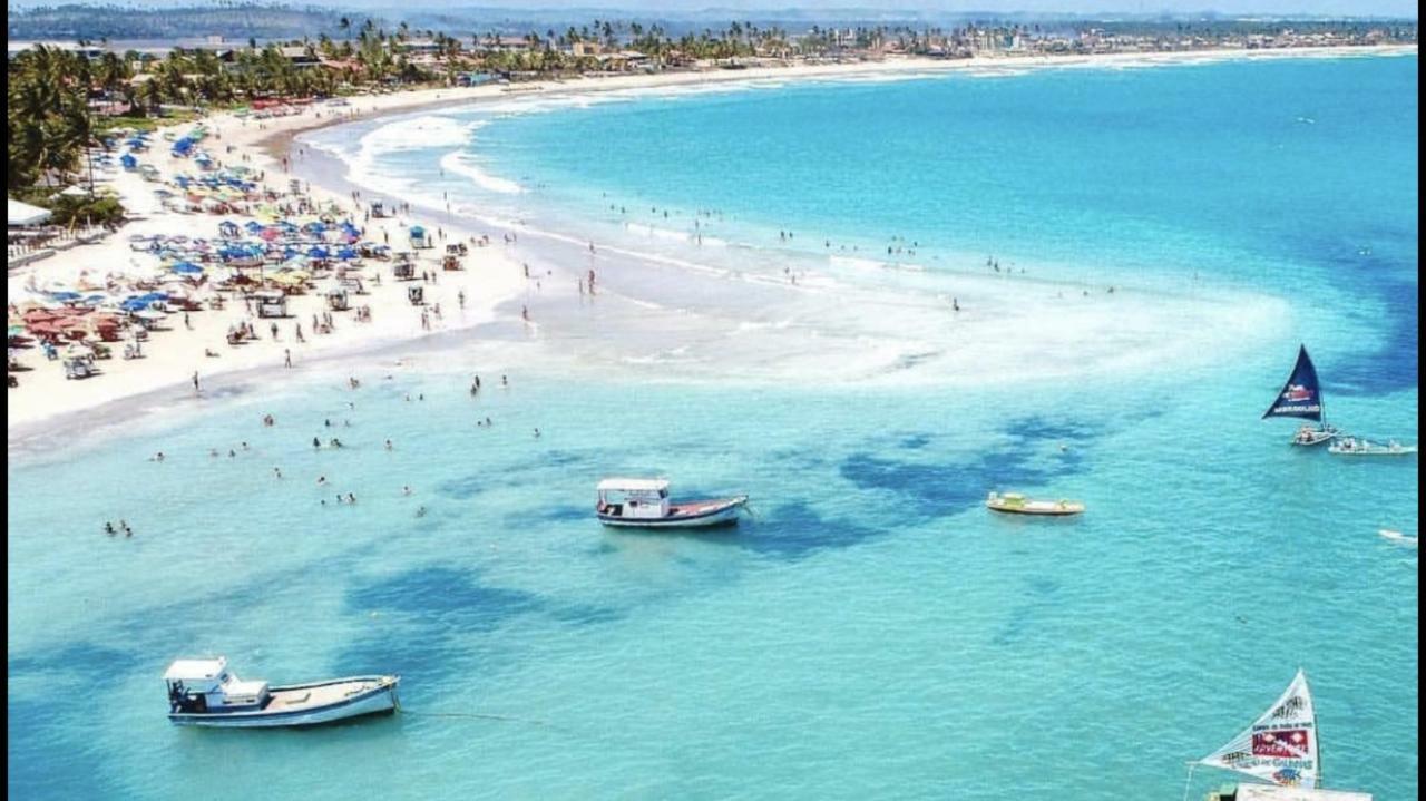 Flat Excelente Em Porto De Galinhas Palm Village Acqua Frente Para As Piscinas Екстер'єр фото